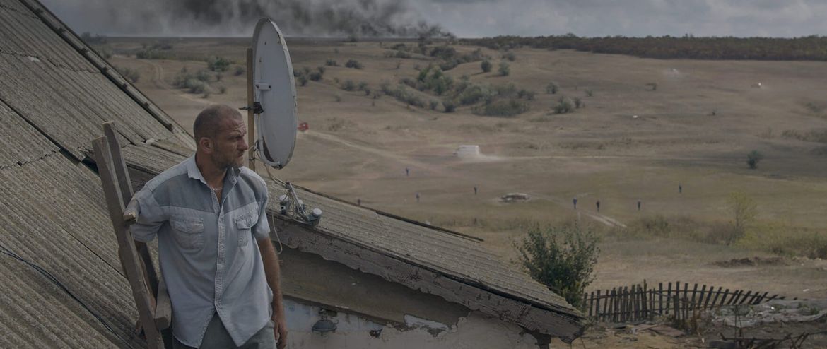 Smoke in the horizon: Serhi Shadrin faces uncertainty in "Klondike" / Photo courtesy of Sundance Film Institute