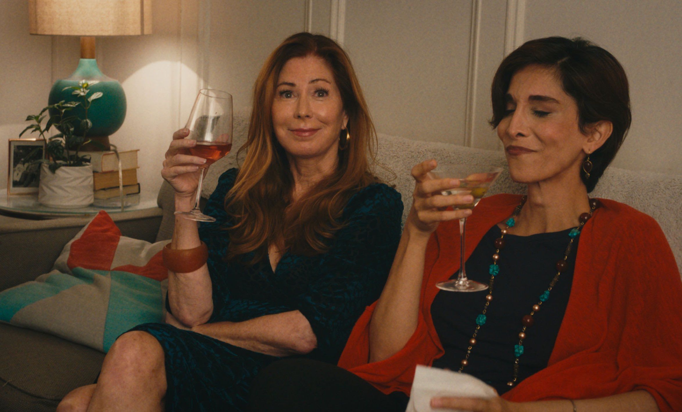 Dana Delany and Pooya Mohseni enjoy some wine and the sounds of lovemaking in Troy / Photo courtesy of Sundance Institute